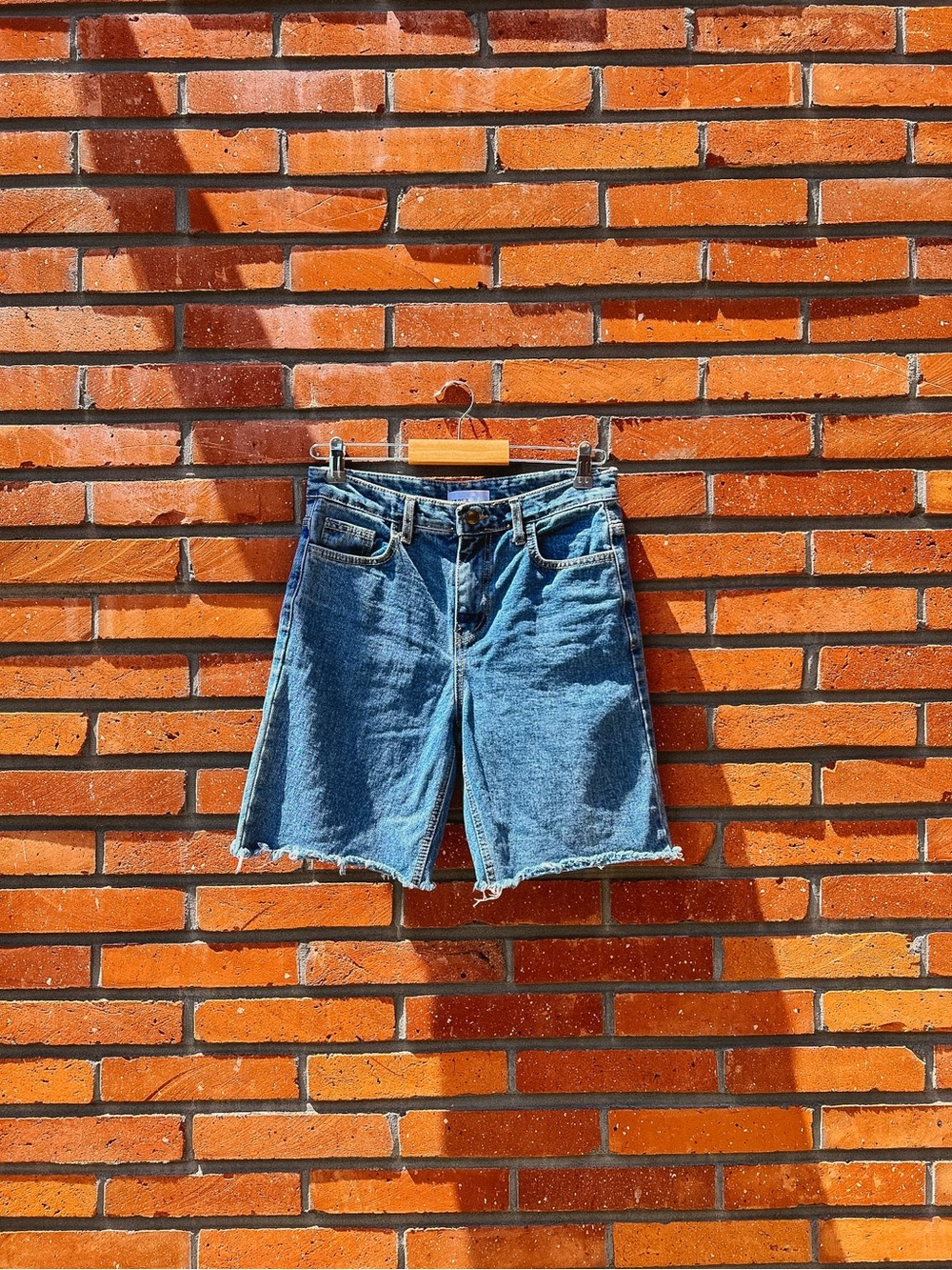 Hour (Korean brand) denim bermuda shorts